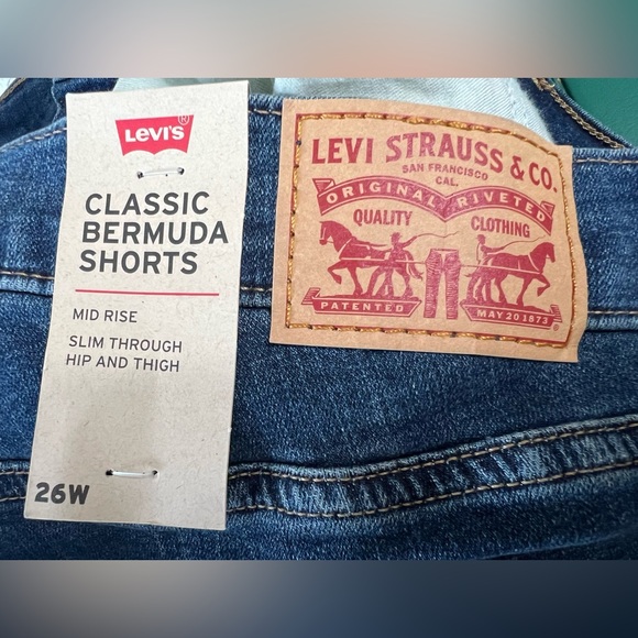 26W 🆕 Levi’s Classic Bermuda Shorts - Picture 7 of 7